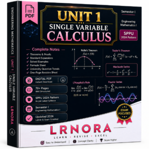 UNIT 1- SINGLE VARIABLE CALCULUS
